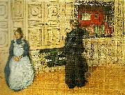 Carl Larsson mor och dotter Spain oil painting artist